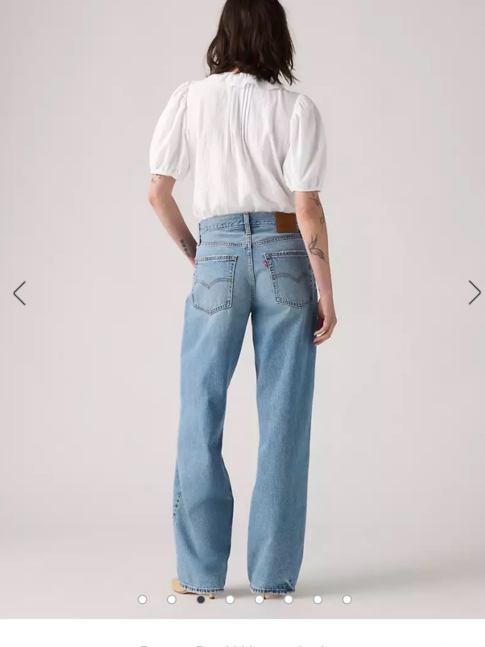 Levi's Light Blue Boyfriend Jeans - Picture 2 of 7